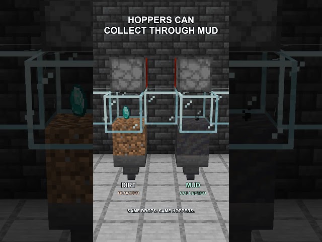 Hide a Minecraft Hopper Under Mud