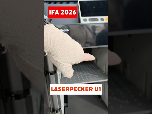 IFA 2026 Vlog – LaserPecker U1: The UV laser that cuts glass!
