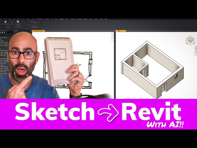 AI in Architecture: 2D to 3D Revit Model in Seconds