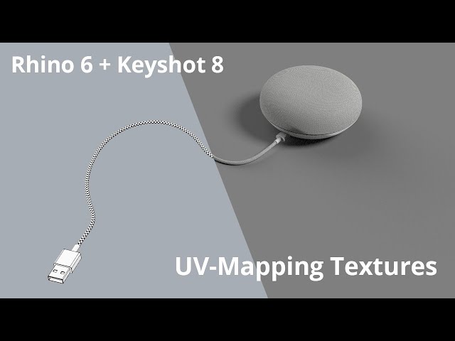 Tutorial: UV mapping in Rhino 6 and Keyshot 8