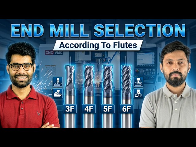 3 Flute vs 4 Flute vs 5 Flute vs 6 Flute End Mill | Which is Best? LIVE