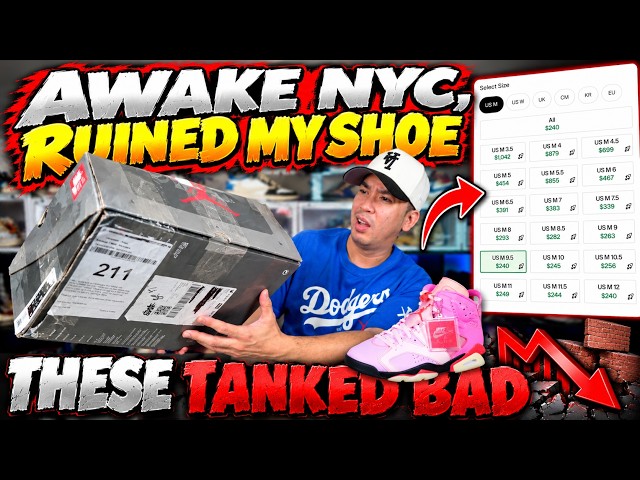 THEY RUINED MY SHOES!!! AND NOW THEY’RE TANKING 📉😳