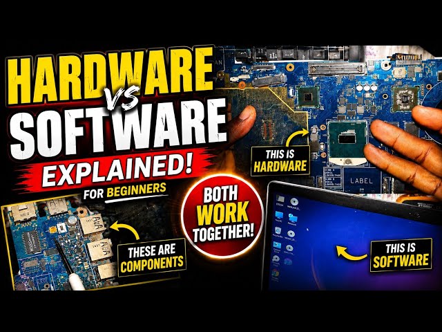 Computer Hardware vs Software Explained | Computer Repair for Beginners