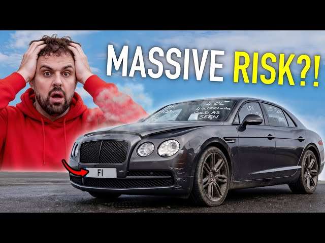 I BOUGHT A DAMAGED £200K BENTLEY FROM BCA FOR THE PRIVATE NUMBER PLATE! 🫣🤞