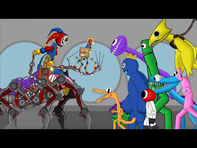 Prototype 1006 vs Rainbow Friends. Poppy playtime chapter 5. Compilation Animation 7 .