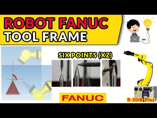 🔵✅HOW TO CONFIGURE TOOL FRAME ON A FANUC ROBOT ((TCP))
