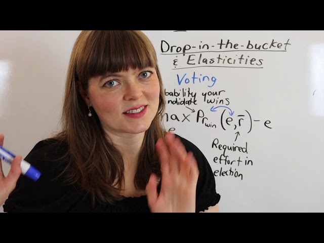 Modelling Voting: A Drop-in-the-Bucket Problem