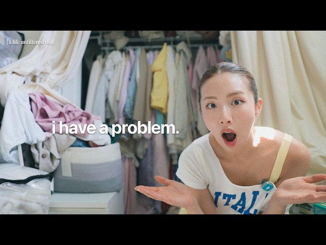 life unfiltered | decluttering my ENTIRE closet before we move