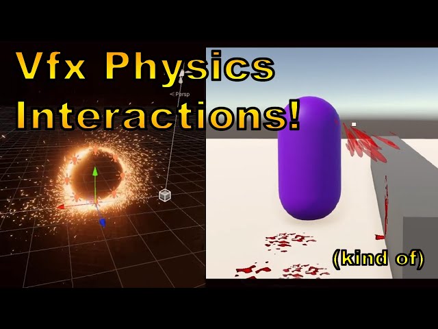 How To Create Vfx Graph Physics Interactions In URP (Kind of) - Unity Tutorial