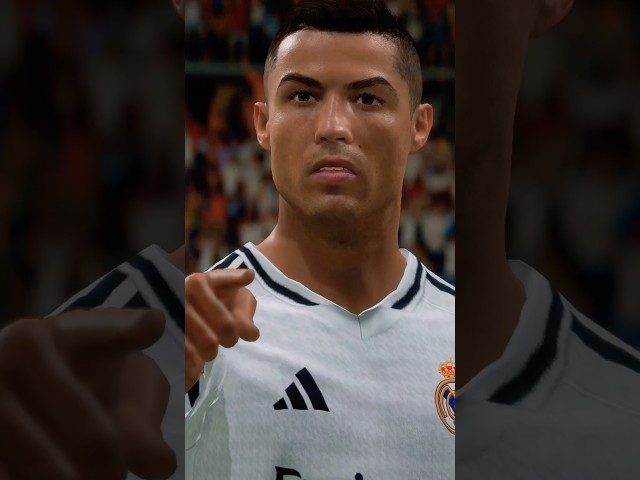 Cristiano Ronaldo's Signature Point In Front of Camera Celebration #fc25 #urcristiano #cr7#gaming