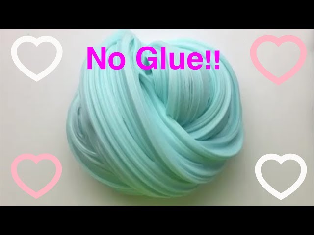 How To Make Fluffy Slime With No Glue!!