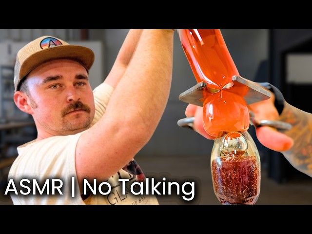 From Molten Glass to Perfect Drinkware | ASMR (Satisfying Process, No Talking)