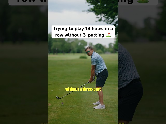 Jock might have the purest putting stroke in all of golf 🤌🏻 #golf #no3putts #challenge