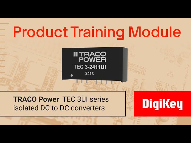 TRACO Power TEC 3UI Series DC-DC Converters – PTM | DigiKey