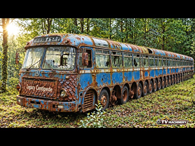 Forgotten for Decades, This Massive Rusty Bus Finally Gets a Complete Full Restoration