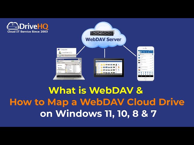 What is WebDAV? How to Map WebDAV Drive on Windows 11, 10, 8 & 7? Use WebDAV as Cloud File Server