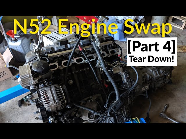 Full Teardown / Disassembly of BMW N52B25 Engine [N52 Engine Swap Part 4]