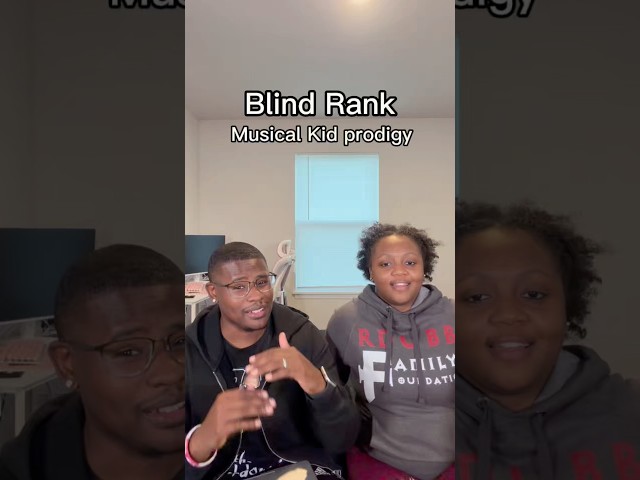 Blind Rank Musician Kid prodigy #shorts #blindrank #music #kids #prodigy