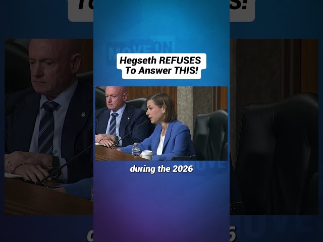 Hegseth REFUSES To Answer THIS!