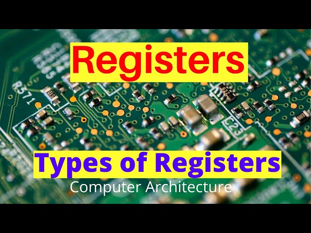 CPU Registers and Types of Registers
