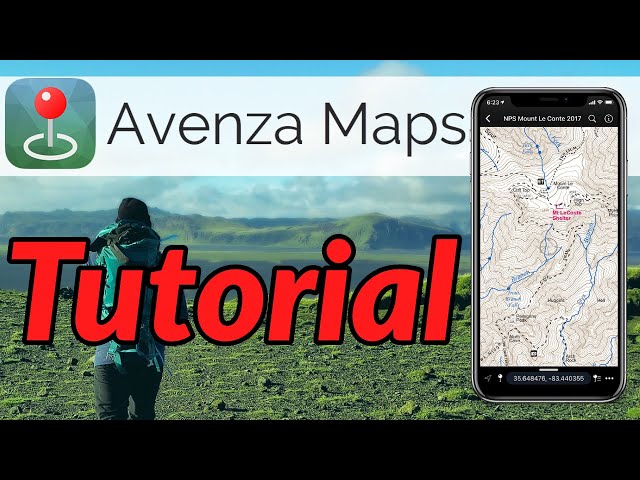 AVENZA MAPS TUTORIAL // How to find and import maps, create features, and use GPS Functions