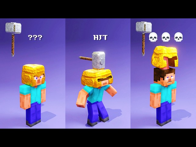 Minecraft Steve vs More Dangerous Experiments – Satisfying Compilation 💀🔥