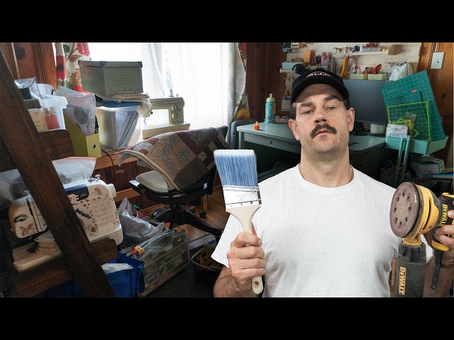 Transforming our cluttered office into a cozy craft studio