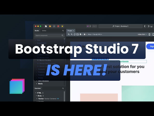What's new in Bootstrap Studio 7