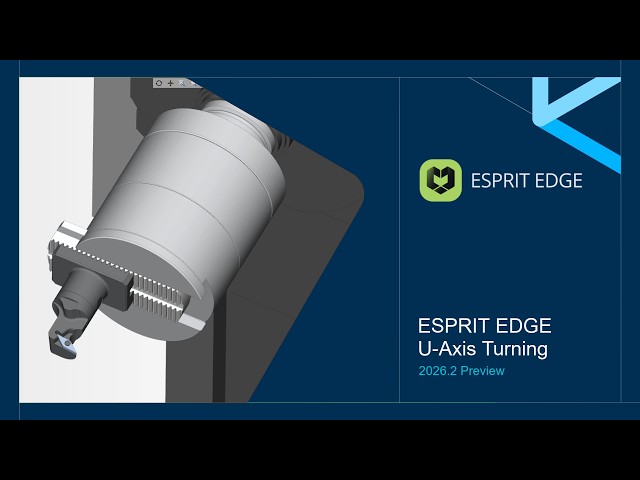 ESPRIT EDGE U-Axis Turning