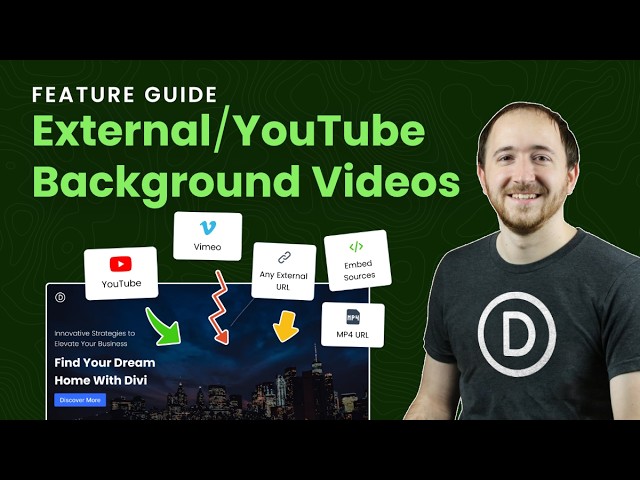 How To Use YouTube And Other External Sources As Dynamic Divi Background Videos