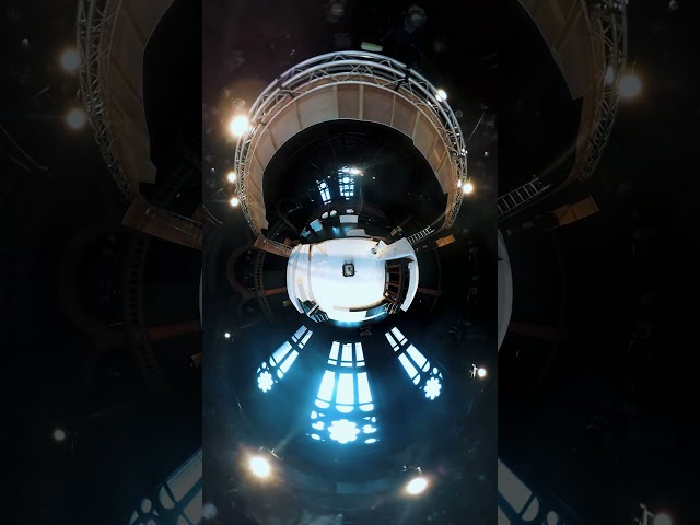 A stage set-up in the small theater hall. It was a nice stage play in the evening. #panoxv2