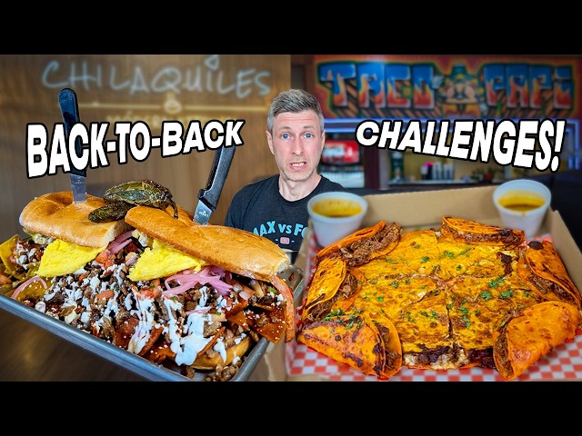 TAKING ON TWO CHALLENGES WITH IMPOSSIBLE TIME LIMITS BACK TO BACK!