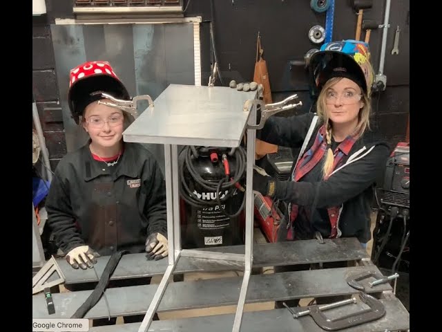 DIY Welding Activity for Mini-Welders: Laptop Table
