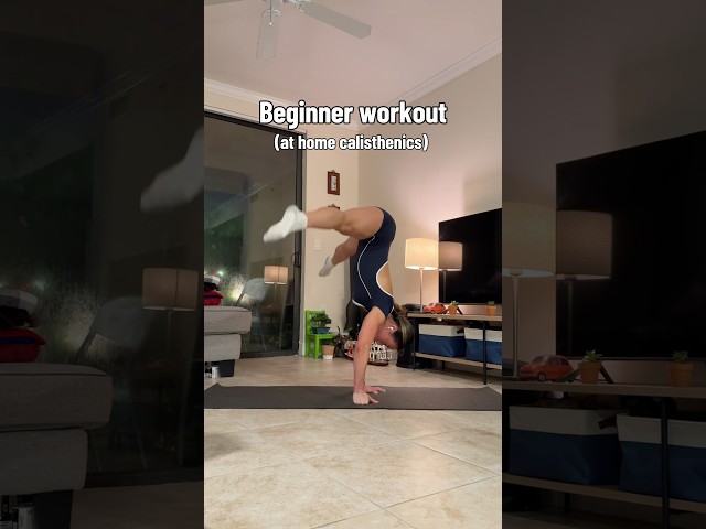 Want to start calisthenics? Try this BEGINNER WORKOUT 💪 (PART 2) #calisthenicsworkout #beginners