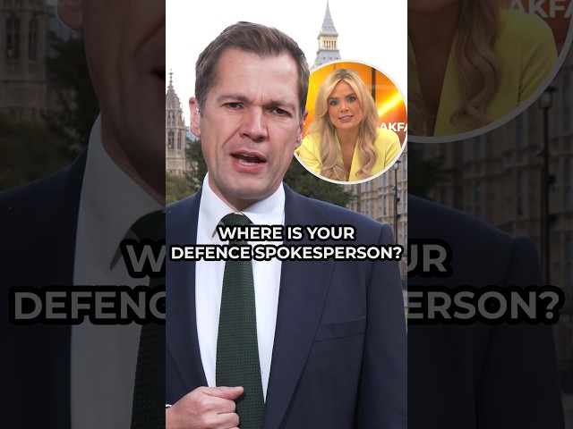Reform UK GRILLED over lack of defence spokesperson: "Where are they?"