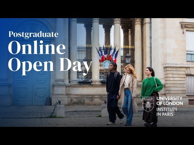 Postgraduate Online Open Day - The Institute in Paris