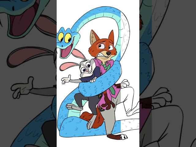 Zootopia 2 drawing short #zootopia #drawing