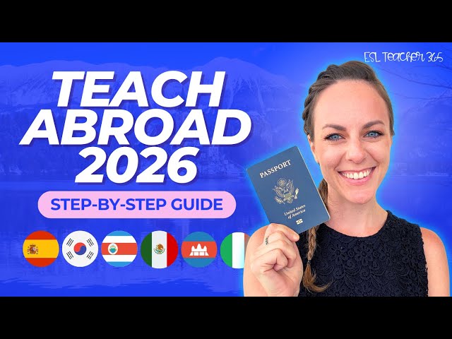 Teach Abroad Step by Step in 2026