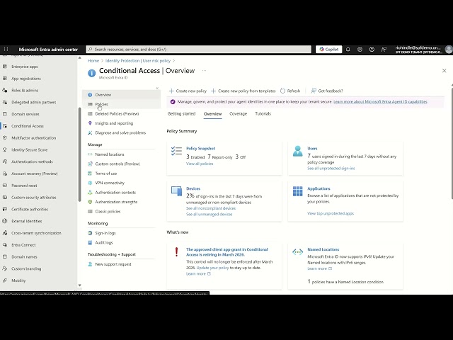 Conditional Access: Automatically Remediate Risky Users