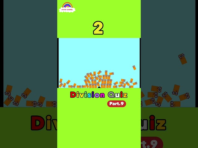 Numberblocks Learn DivisionPart 9｜Math Division for Kids #shorts  #short