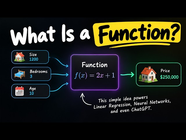 What Is a Function? The Simple Idea Behind Every AI Model