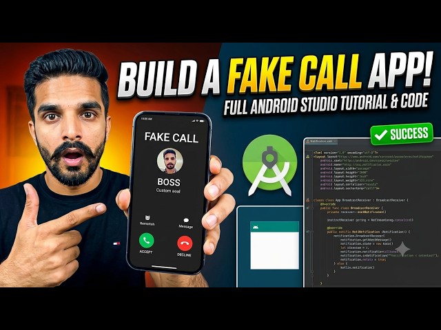 Build a Fake Incoming Call App in Android Studio with Source Code