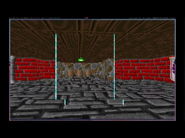 raycasting a portal in the terminal w/ blockish