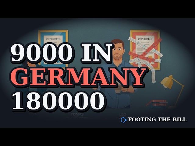 The Same Degree: $9,000 in Germany, $180,000 in America