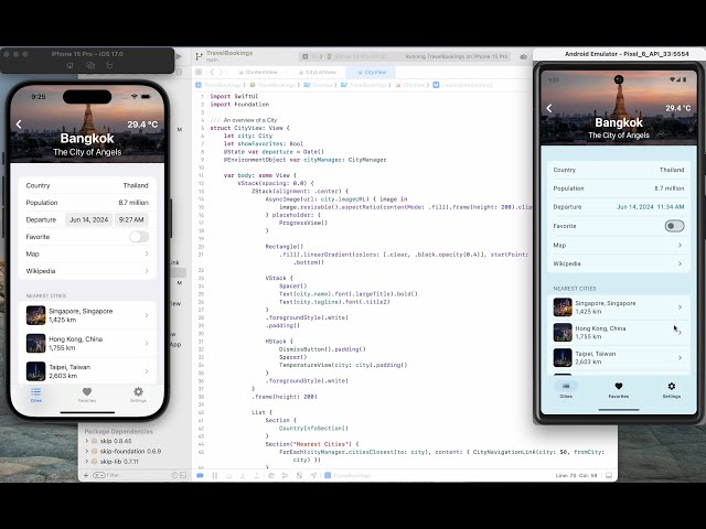 Skip: cross-platform apps with Swift and SwiftUI