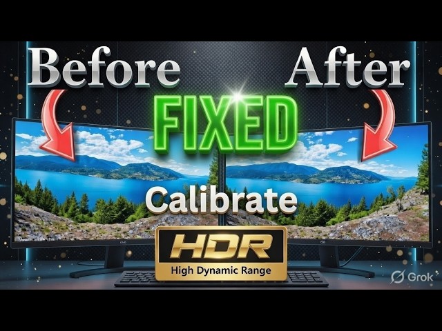 How to Calibrate HDR10 on a Gaming Monitor (The RIGHT Way)