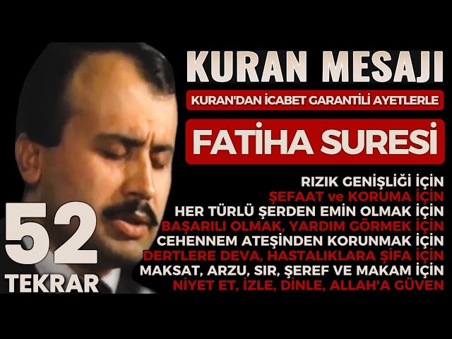 🤲🏻❤️FATİHA SURESİ❤️İsmail BİÇER❤️KURANDAN %100 İcabet Garantili AYETLERLE❤️52 tekrar❤️🤲🏻 #fatiha