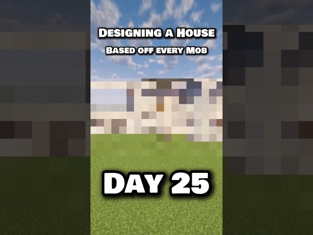 I turned a Polar Bear into a House 🐻 #minecraft #challenge #shorts