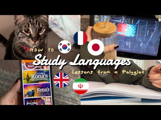How I Study 3 Languages at Once! | Polyglot Language Learning Tips & Routine