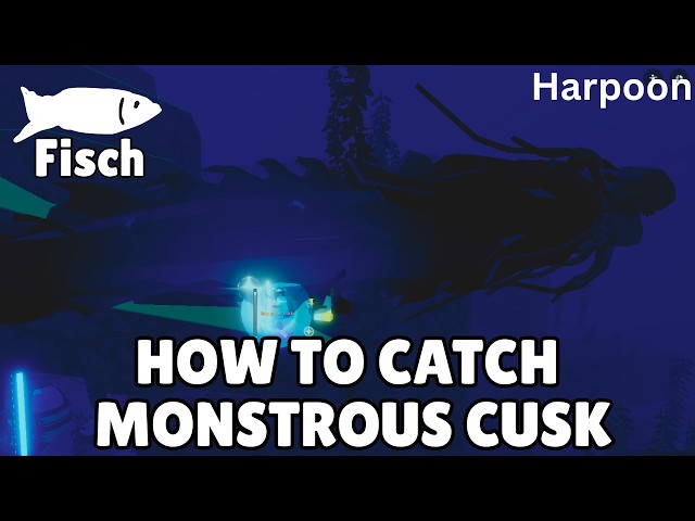 HOW TO CATCH MONSTROUS CUSK in FISCH THE DEEP UPDATE